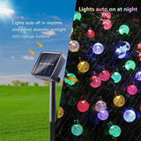 1 x RAW Customer Returns Moxled Solar Outdoor String Lights, 17M 100 LED Waterproof Solar String Lights, 8 Modes Indoor and Outdoor Solar String Lights for Garden, Patio, Party Colors  - RRP €23.18