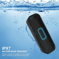 1 x RAW Customer Returns LFS Bluetooth Speaker IPX7 Waterproof, Portable Bluetooth Box, Enhanced Bass, Stereo Pairing, Wireless Speaker for Outdoor, Travel, Home, Shower - RRP €25.2