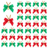 1 x Brand New 36 Pieces Christmas Bow with Bells Mini Christmas Wreaths Red Green Christmas Ribbon Bows Mini Bowknot Ornaments Wrapping Craft Supplies Bowknot Decoration for Christmas Tree Christmas New Year Gift - RRP €20.4