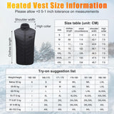 1 x RAW Customer Returns Heated Vest Men Women, Heated Vest with 17 Carbon Fiber Heating Elements 3 Temperature Levels Lightweight Electric Heated Vest, Electric Heating Vest XL  - RRP €24.0