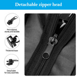 1 x Brand New Pack of 18 zipper sliders replacement, removable zipper pulls, pull fixer zipper replacement sliders for jackets, suitcases, backpacks - RRP €7.04