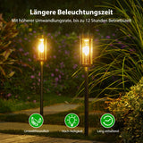 1 x RAW Customer Returns KOOPER Solar Lights for Outdoor Garden, 6 Pack Improved Solar Lights Garden with Warm White Tungsten Light, IP65 Waterproof Solar Garden Lights for Garden Decoration Lawn Walkway Balcony Yard - RRP €45.37