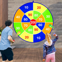 1 x RAW Customer Returns Lbsel Fabric Dartboard Children s Game, Boys Girls Indoor Sport Outdoor Fun Party Play Game Toy, Throwing Game Children, Small Gifts for Children 3 Years and Older 25.5in 65cm , Halloween - RRP €19.61