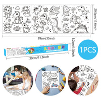 7 x Brand New Roll of painting paper for children, roll of coloring paper for children, DIY painting poster for children, DIY graffiti, drawing scrolls, roll of coloring paper for children - RRP €134.4