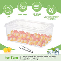 11 x Brand New Mini ice cube tray balls, round ice cube trays for freezer circle, 99 pieces of ice cubes, cocktail, whiskey, tea, coffee 3 ice cube trays ice container ice tongs  - RRP €224.4