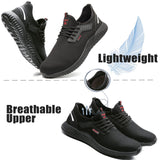 1 x RAW Customer Returns UCAYALI Safety Shoes Men Women Work Shoes Lightweight Sporty Protective Shoes Sneakers ESD Steel Toe Cap Shoes Black 39EU - RRP €20.16