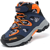 1 x Brand New ASHION Boys Hiking Shoes Trekking Non-Slip Sneakers Boots Orange, 40 EU  - RRP €51.6