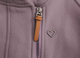 1 x RAW Customer Returns ELFIN women s long hoodie, zip hoodie, autumn winter jumper, sweat jacket with zip - RRP €48.65