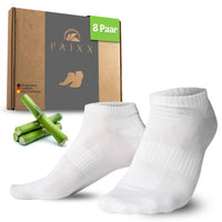 1 x RAW Customer Returns PAIXX Premium Bamboo Sneaker Socks 8 Pairs, 43-46 39-42, Men Women - Breathable, Antibacterial Ankle Socks Against Sweaty Feet - Lint-Free Anti Odor Bamboo Socks - RRP €24.99