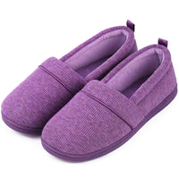 1 x Brand New EverFoams Women s Cozy Memory Foam Slippers, Lightweight Terry Cloth Shoes with Non-Slip Rubber Sole, Purple, 42 EU - RRP €18.65