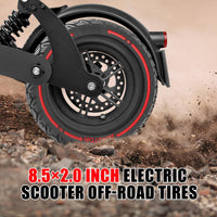 1 x RAW Customer Returns Scooter tires 8.5 inch, scooter off-road tires, scooter solid rubber tires 8 1 2, scooter all-terrain tires for Xiaomi M365 1S 4 Lite, scooter solid rubber tires anti-slip tubeless replacement tires - RRP €20.16