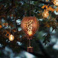 1 x RAW Customer Returns TERESA S COLLECTIONS garden decoration for outdoors, 45 cm solar lantern for outdoors, rust openwork solar lamp for hanging, solar lights for outdoors, flame effect garden decoration, gifts for women - RRP €24.99