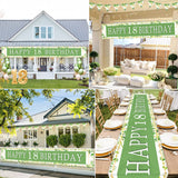 19 x Brand New 18 Years Birthday Balloons, 18 Years Old Banner Decorations, Sage Green Balloons, 18 Years Old Girl Boy Decorations, 18 Year Old Birthday Banner Background Party Decorations for Adults - RRP €387.6