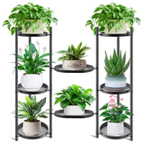 1 x RAW Customer Returns VeyFolzin.st Plant Stand Metal Flower Stand Plant Shelf Flower Shelf Indoor Outdoor Flower Stairs Indoor Plant Stand Shelf for Garden Balcony Living Room 8 Tiers  - RRP €59.99