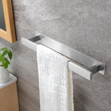 1 x RAW Customer Returns ZUNTO Towel Rack for Bathroom - Toilet Roll Holder Self-Adhesive Hooks Pack of 3 Stainless Steel Bathroom Accessories No Drilling Suitable for Cabinets in the Bathroom and Kitchen - RRP €20.4