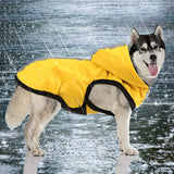 7 x Brand New Idepet Waterproof 2 in 1 Dog Rain Jacket, Lightweight Dog Jumpsuit with Hood, Breathable Rain Poncho with Hood and Reflective Strip for Small Medium Large Dogs S, Yellow  - RRP €142.24