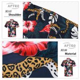 1 x RAW Customer Returns APTRO Men s Hawaiian Shirt Leisure Shirt Short Sleeve Holiday Shirt Summer Flower Shirt Panther Flamingo M101 4XL - RRP €22.37