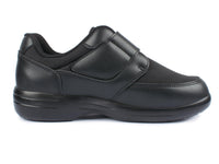 1 x RAW Customer Returns Aerosoft Velcro low shoe Stretch 16 women men width GH slip-resistant black, Numeric 44  - RRP €95.75