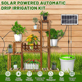 1 x RAW Customer Returns Yowin Solar Irrigation System, Automatic Irrigation System for Garden, Holiday Irrigation with Anti-Siphon, 12 Timer, 15 M Hose, Drip Irrigation System for Balcony Greenhouse Plants - RRP €33.26