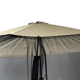 1 x RAW Customer Returns SESAMIS Premium patio parasol mosquito net 475 230cm - outdoor insect net with zipper for effective insect protection - RRP €44.63