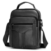 1 x RAW Customer Returns SPAHER Men s Leather Shoulder Bag Men s Bags Men s Shoulder Bags Men s Crossbody Bag Shoulder Bag Work Bag Casual Crossbody Bag Messenger Bags for Office School Travel - RRP €36.99