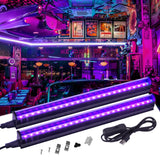 1 x RAW Customer Returns VAYALT 2 Pack UV Blacklight Lamp, 8W USB UV LED Blacklight Lamp 385-400 Black Light Bar, UV Light Tube with Switch for Disco, Glow Party, Party Accessories, Halloween Decoration, Stage Lighting - RRP €19.67