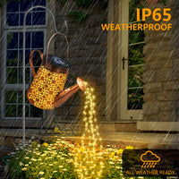 1 x RAW Customer Returns HELESIN Solar Lamps with Fairy Lights Watering Can Fairy Garden Light 2 Pack , LED Solar Watering Can with Fairy Lights Outdoor, Garden Art Lamp for Patio, Flowerpot and Lawn With 2 Stands  - RRP €33.99