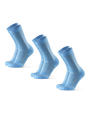 1 x RAW Customer Returns DANISH ENDURANCE LDR Crew Socks 39-42 Light Blue 3-pack - RRP €29.2