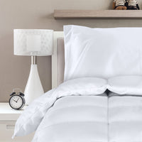 1 x RAW Customer Returns Utopia Bedding duvet 200x200 cm, microfiber all-year-round duvet with corner loops, quilt with hollow fiber filling 200 GSM white  - RRP €26.49