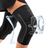 1 x RAW Customer Returns CAMBIVO 2 Pack Compression Knee Brace with Gel Pads and Side Stabilizers, Sports Orthopedic Knee Support for Osteoarthritis, Chondromalacia Patella, Meniscus Tear, Gym, Running - RRP €29.99