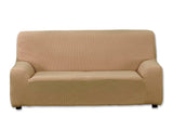 1 x RAW Customer Returns LAN LAN - Sofa Cover, 3 Seater, Elastic and Adjustable Sofa Cover, Comfortable and Washable Protector, Sofa Protector to Prevent Child Stains or Pet Hair Khaki  - RRP €27.76