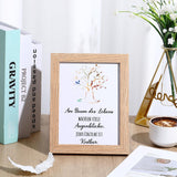 1 x Brand New Tenare Baptism Money Gift Package Includes Photo Frame, Tree of Life Cutout Card and White Card Communion Photo Frame Money Gift - RRP €20.4