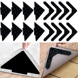 4 x Brand New ANBOO 16pcs carpet anti-slip underlay, anti-slip mat for carpet adhesive pads, carpet stopper carpet anti-slip pads, washable non-slip mat carpet for hard floors hardwood floors triangle, L shape  - RRP €81.6