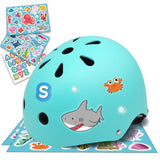 1 x RAW Customer Returns Simply Kids bicycle helmet children with DIY stickers I skater helmet children for skateboard bicycle scooter I bicycle helmet children boys 52-58 46-52 I children s helmet 2 years girls baby - RRP €32.95