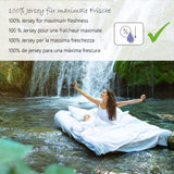 1 x RAW Customer Returns Twillie - Waterproof mattress protector 160 x 200 cm - Oeko Tex certified - Breathable jersey mattress topper - Mattress protector without crackling - Ultra-thin, ultra-strong, ultra-soft white - RRP €24.19