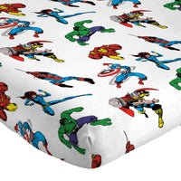 1 x RAW Customer Returns Marvel Comics Comic Cool 100 Cotton 4-piece children s bedding set 200x200 cm Double bed size - Duvet cover fitted sheet 140x200 cm 2 pillowcases 80x80 cm - RRP €30.24