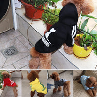 5 x Brand New Fashion Dog Hoodie Dog Clothes Streetwear Pure Cotton Sweatshirt Dog Cat Puppy Small Medium Large Fashion Outfit Black Pink, XXL  - RRP €54.2