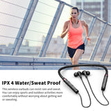 1 x RAW Customer Returns Headphones Bluetooth with cable for Samsung A54 5G S24 S23 Ultra iPhone 15 Pro Pixel 8 7a Mi 14, wireless neckband headphones, stereo headset in-ear earphones with microphone for running, gym, training, sleeping - RRP €20.52