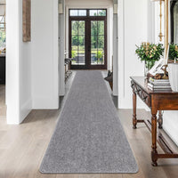 1 x RAW Customer Returns SHACOS Long Carpet Runner Hallway Non-Slip 60x240cm Grey Carpet Runner Washable Hallway Carpet Bedside Rug Bedroom Soft Entrance Carpet Indoor Long Corridor Carpet Runner for Hallway, Living Room - RRP €45.07