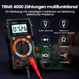 1 x RAW Customer Returns Multimeter with 4000 Counts, KAIWEETS KM100s Digital Multimeter for AC DC Voltage, DC Current, Continuity, Resistance, Diode with test leads  - RRP €20.64