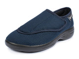 1 x RAW Customer Returns Aerosoft rehab shoe stretch 17 women men width GH velcro anti-slip blue, numeric 38  - RRP €65.5