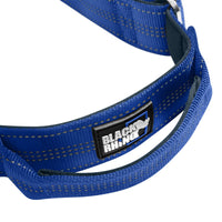 2 x Brand New Black Rhino Ultra Soft Padded Neoprene Tactical Dog Collar for Medium Large Dogs XL Durable metal buckle Padded Dog Training Handle XL, Blue  - RRP €36.0