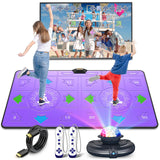 1 x RAW Customer Returns FWFX Electronic Dance Mats - Wireless Music Dance Pad Game for Kids and Adults, Family Dance Games Christmas Birthday Gifts for Boys Girls Purple  - RRP €200.87