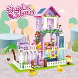 1 x RAW Customer Returns Sitodier Garden House Building Toy for Kids, 604pcs Expandable Dream Villa Building Blocks Set for Girls Boys 6-12 Years, Holiday House Building Blocks Set for Children 6 7 8 9 10 11 12 Years - RRP €32.45