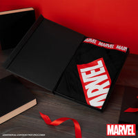 1 x RAW Customer Returns Marvel Pajamas Men Long, Avengers Leisure Pants Men, Cotton Pajamas Long Black Red, 2XL  - RRP €19.99