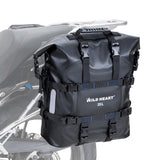 1 x RAW Customer Returns WILD HEART Motorcycle Side Bag Stainless Steel Suspension Bag Waterproof Saddle Bags 20L 25L Waterproof Pianner Bag Wear-resistant General Purpose Accessories Black TPU, 25L,One PCS  - RRP €85.0