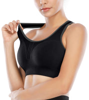 56 x Brand New Sports Bra Women Adjustable Shoulder Strap Sports Bustier Women Padded Strong Hold Seamless Jogging Yoga Fitness Bra - RRP €1354.64