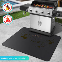 1 x RAW Customer Returns EC Technology XXL BBQ Protective Mat 127 x 99 cm - RRP €24.99