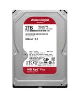 1 x RAW Customer Returns WD Red Plus internal hard drive NAS 2 TB 3.5 inches, workload rate 180 TB year, 5,400 rpm, 64 MB cache, 180 MB s transfer rate, NASware firmware for compatibility, 8 bays Red - RRP €107.84