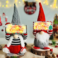 12 x Brand New ACAREY Christmas decoration LED gnome 2 pieces Christmas decoration with gift box, Christmas decoration indoor gnome figures Christmas decoration American, Christmas gnome set for Christmas decoration - RRP €229.56